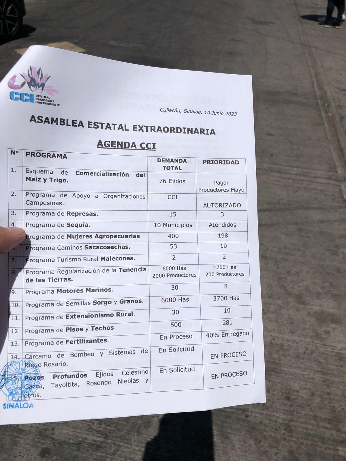 $!Central Campesina Independiente se separa del PAS
