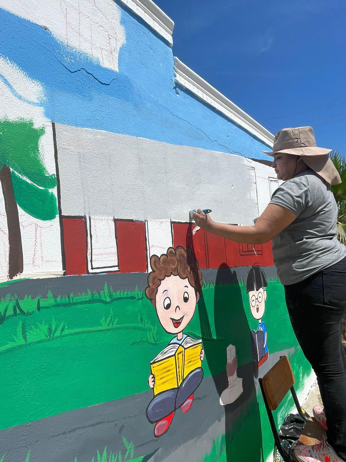 $!A través de murales, el Instituto Municipal de la Juventud busca rescatar espacios