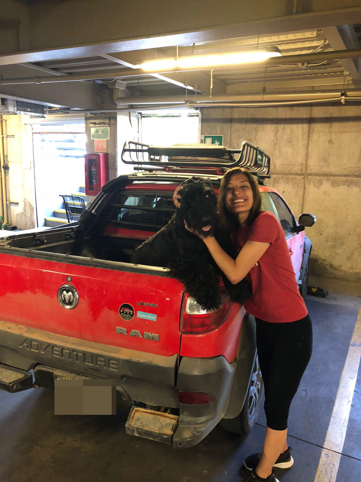 $!¡Se hace el milagro! Recuperan a ‘Rocky’, el perro schnauzer robado con todo y camioneta en Mazatlán