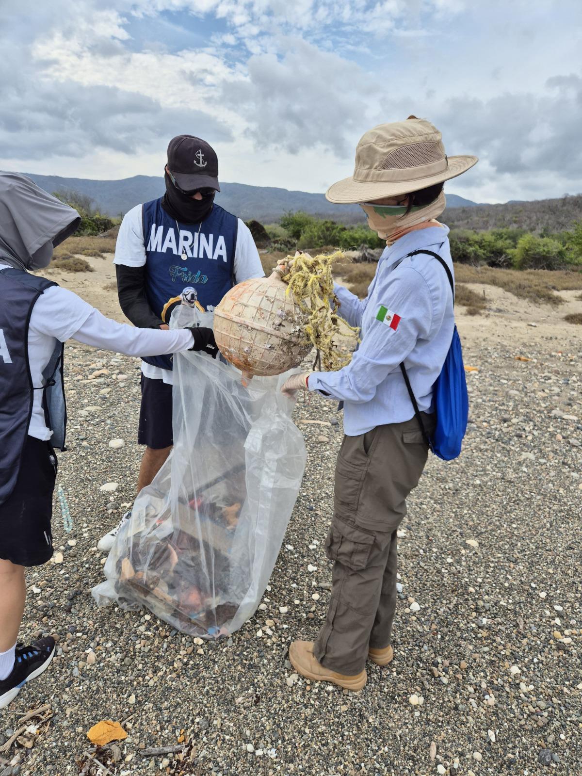 $!Marina realiza la primera jornada del año en Isla María Madre, Nayarit