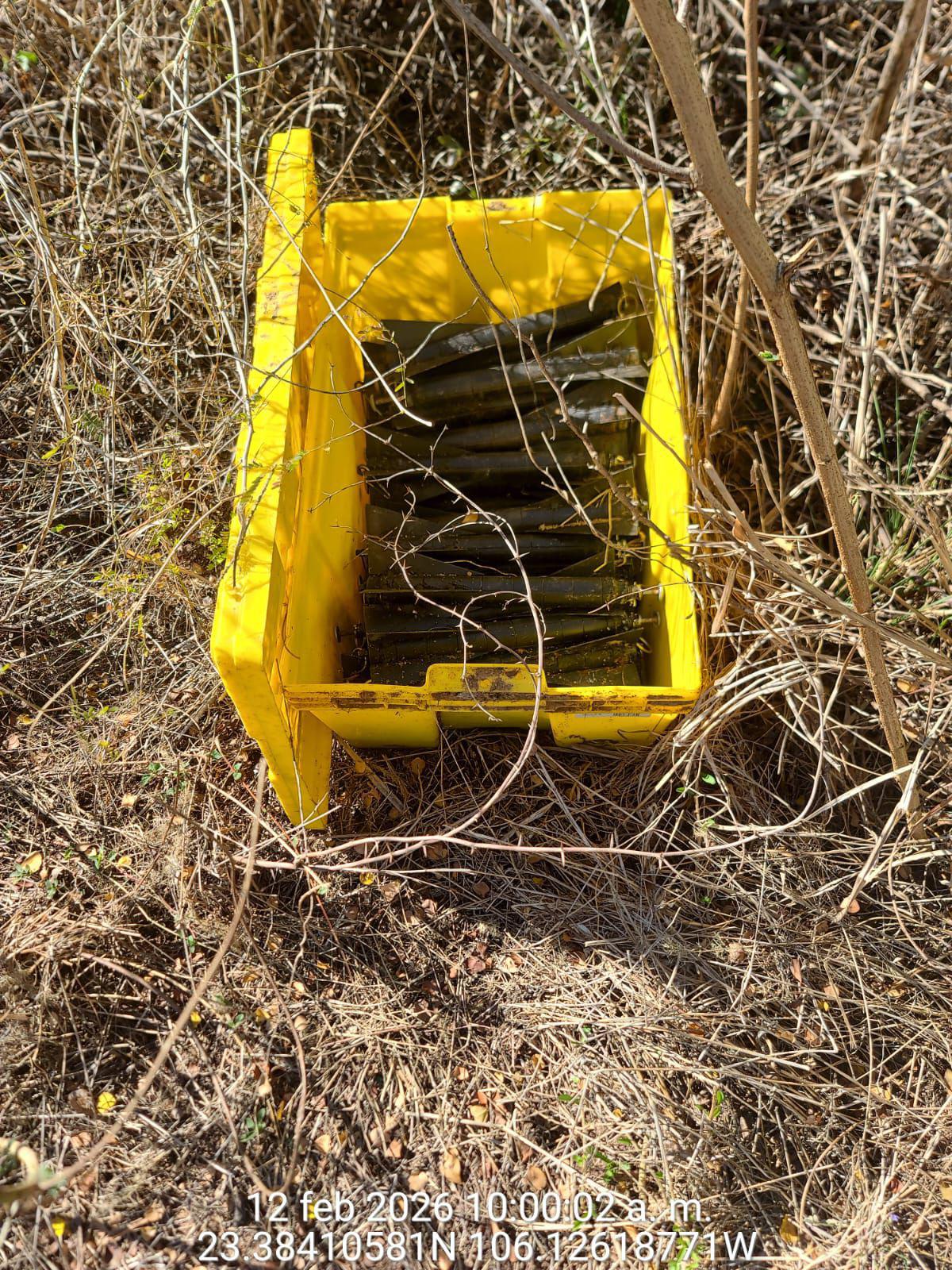 $!Fuerzas federales inhabilitan 30 explosivos en El Verde, Concordia