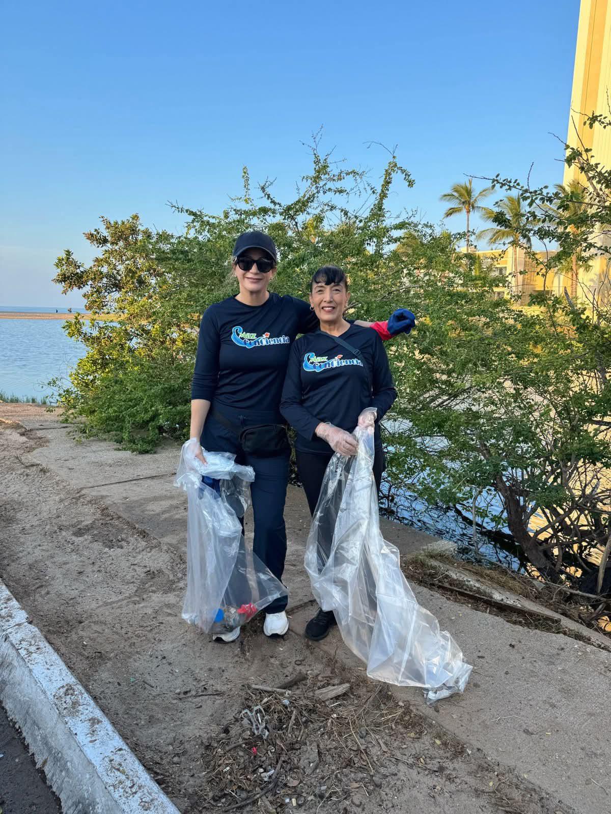 $!Cierra MazConCiencia el 2025 con jornada de limpieza en el Estero del Yugo, en Mazatlán