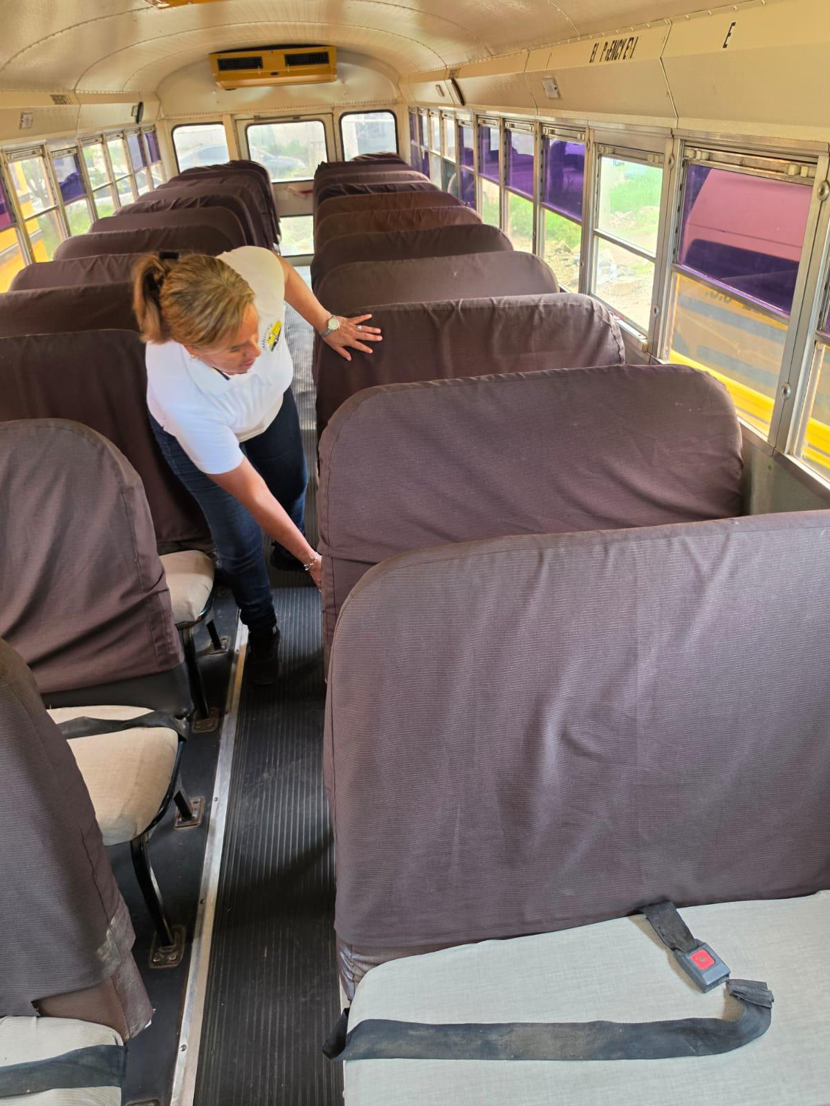 $!Realizan revisión a unidades del transporte escolar en Mazatlán previo al inicio del ciclo escolar
