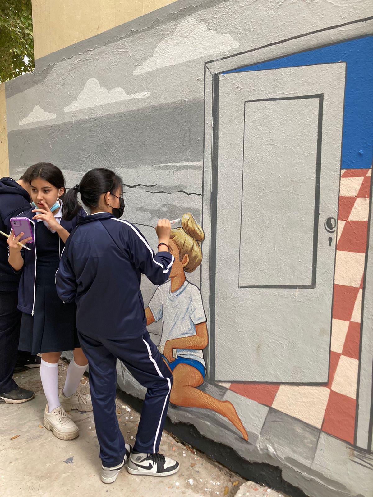 $!Estudiantes de secundaria en Culiacán dejan su legado en murales