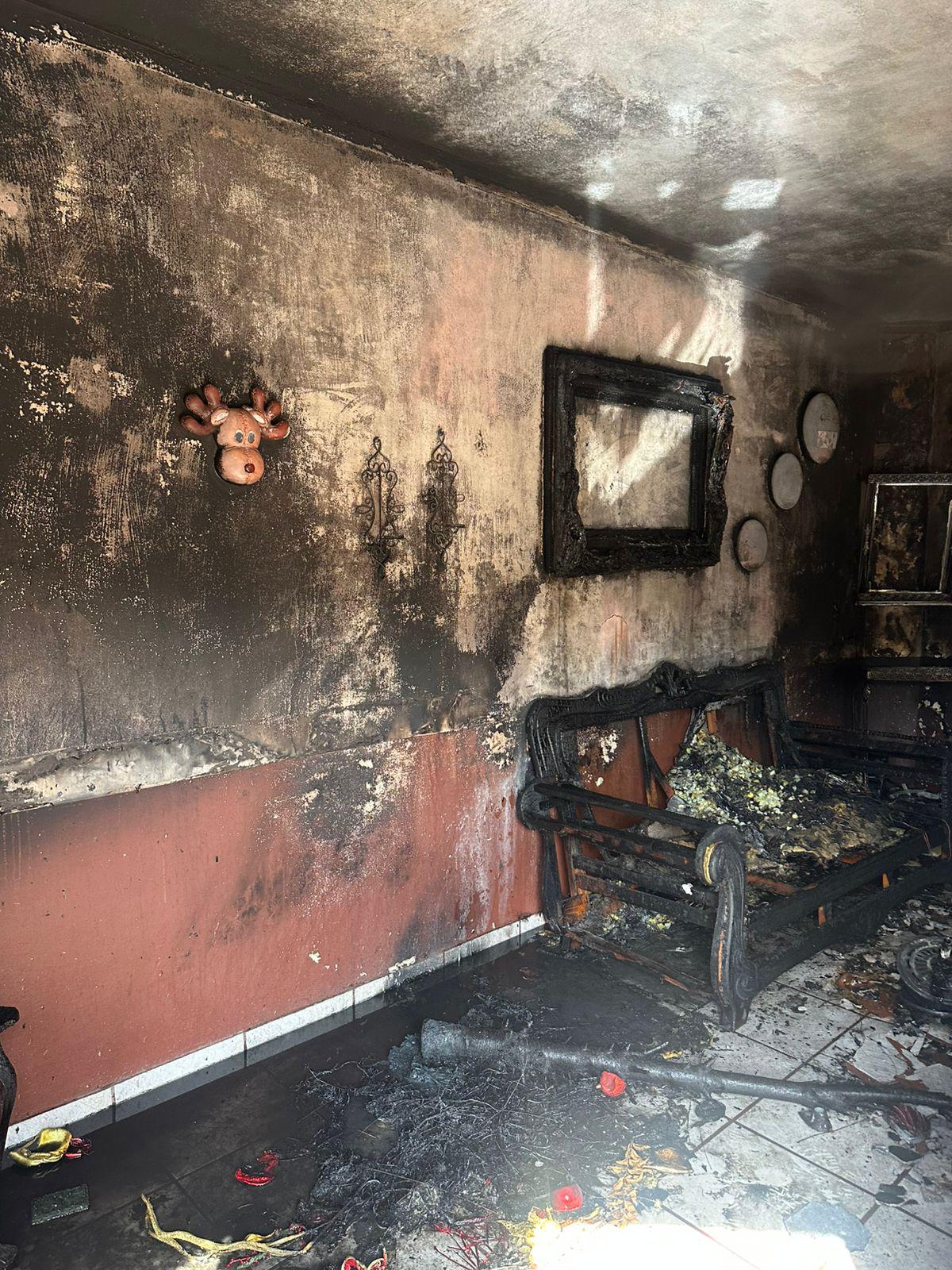 $!Se incendia vivienda en el Centro de Rosario