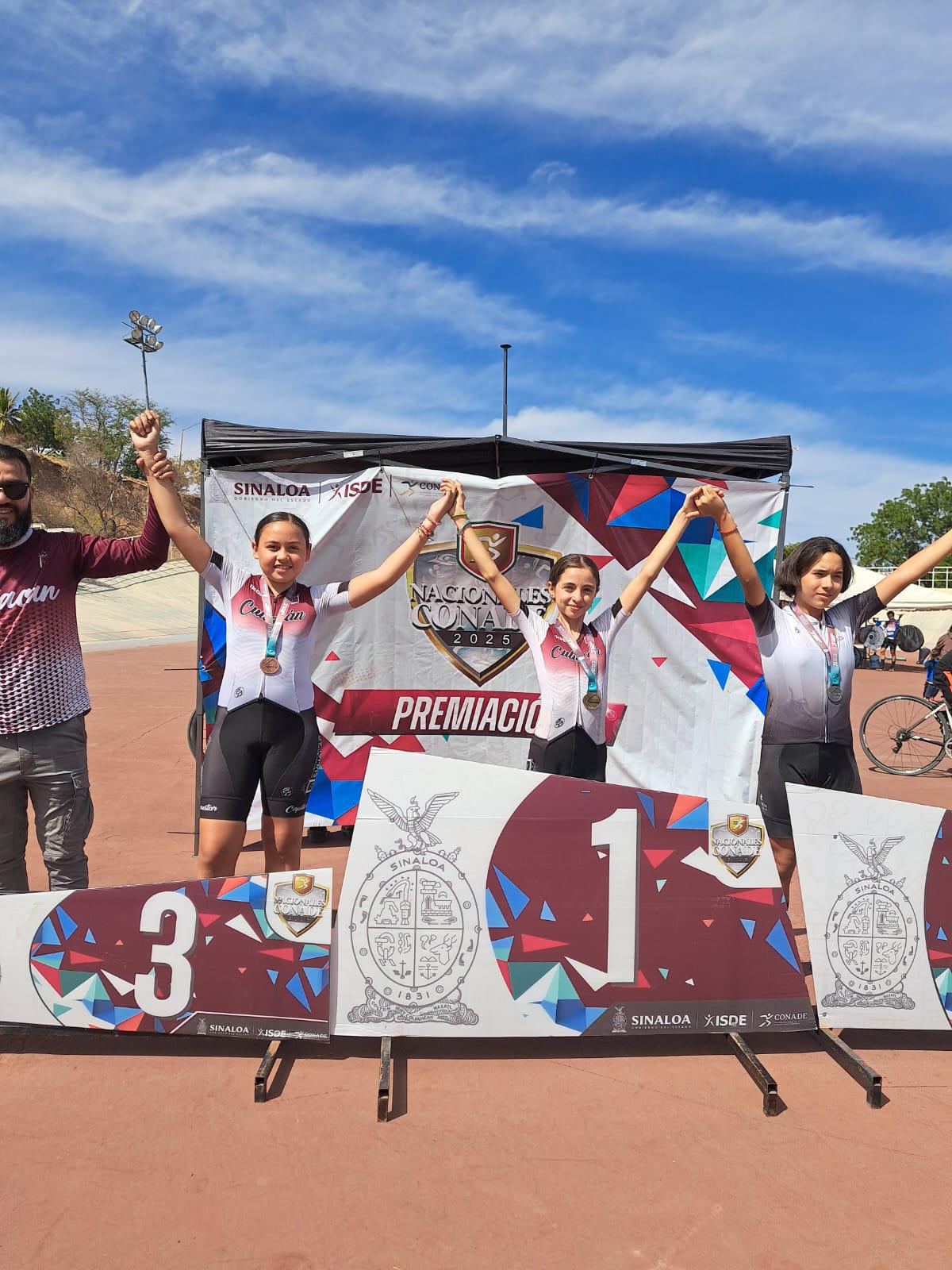 $!Llega Mazatlán a 14 medallas en el ciclismo de Nacionales Conade 2025