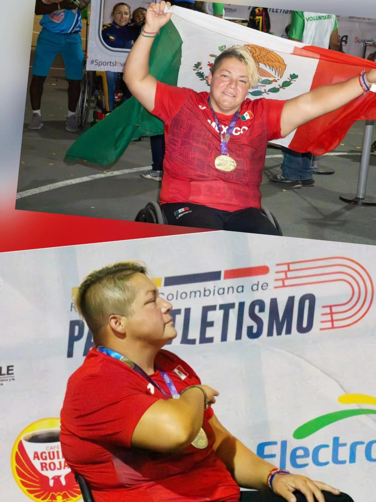 $!¡Rompe marca! La mazatleca Rosa María Guerrero gana la medalla de oro e impone nuevo récord mundial en el Grand Prix de Cali 2026