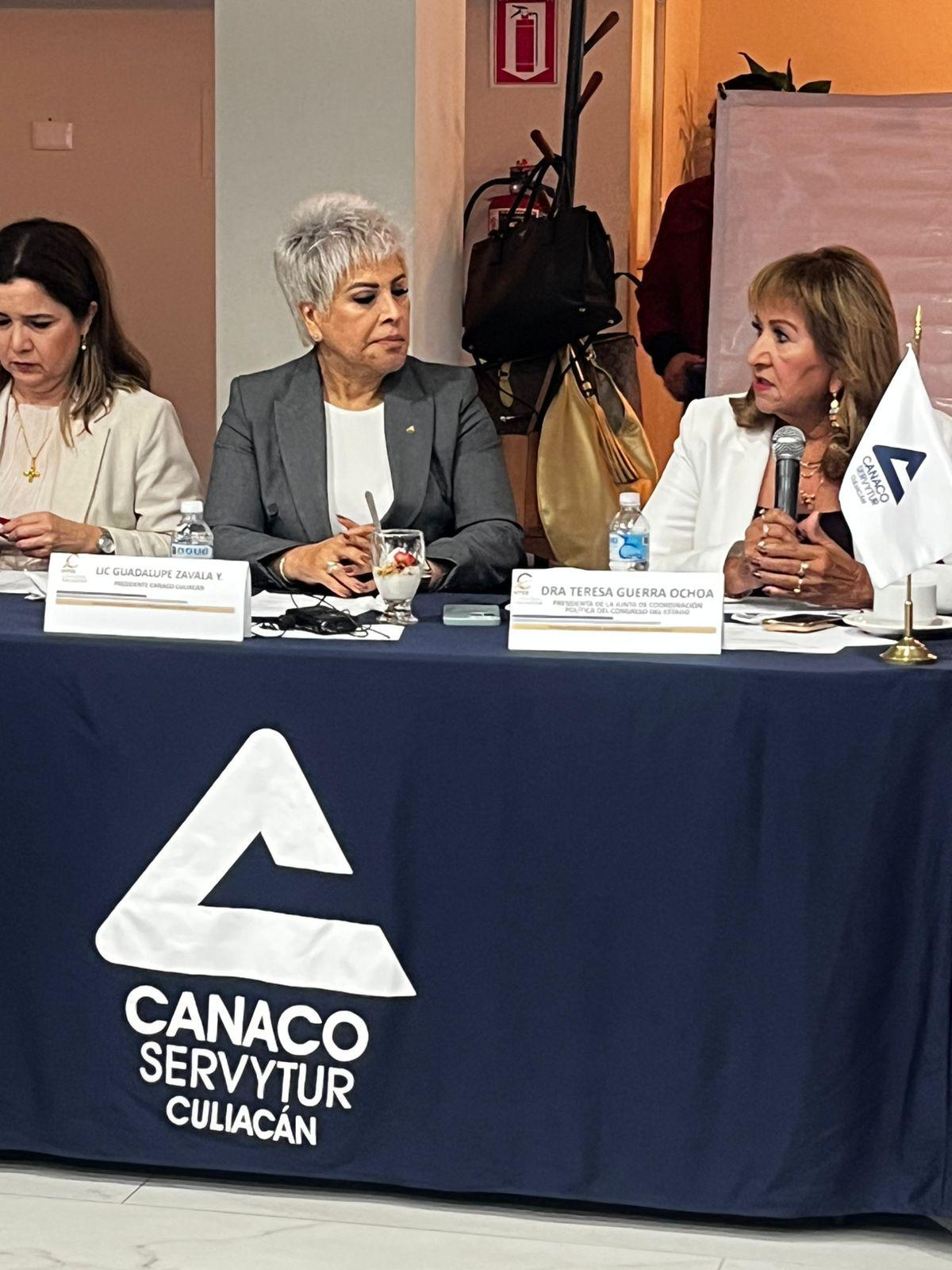 $!Sector empresarial de Culiacán se reúne con Tere Guerra para tratar desarrollo económico y social