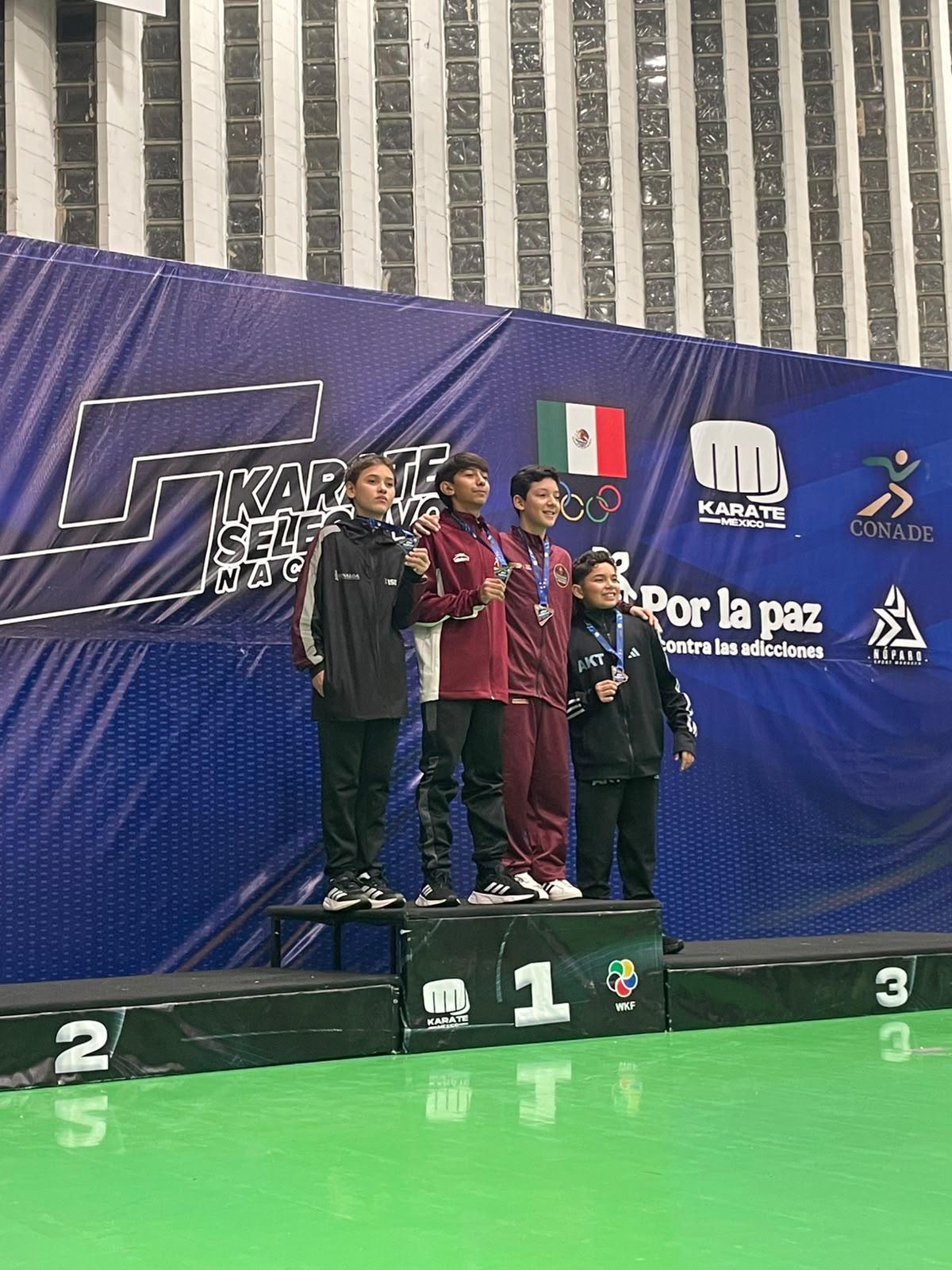 $!Logra Mazatlán tres pases al Panamericano Juvenil de Karate