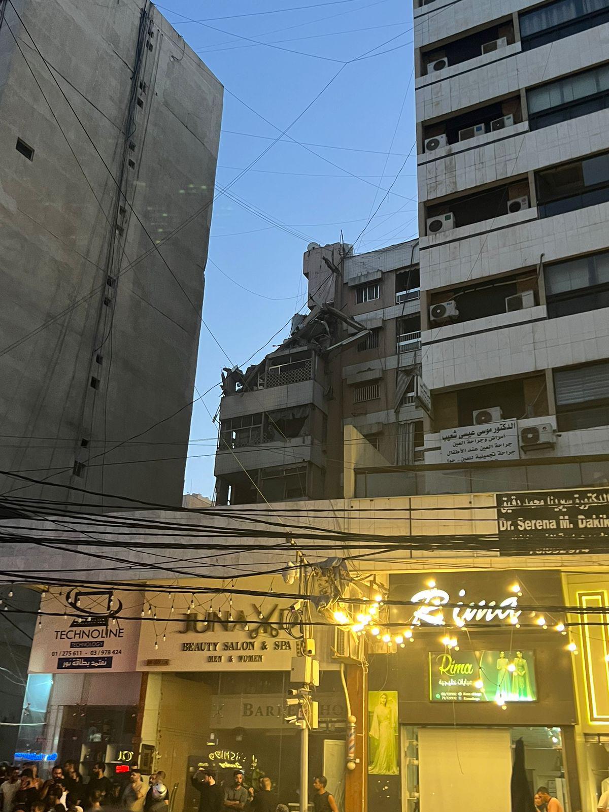 $!Ataque de Israel contra Beirut mata a una mujer y dos niños