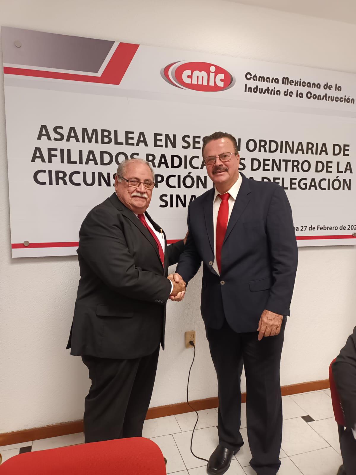 $!Con apenas tres votos de diferencia; eligen a Hugomar Peraza como presidente de CMIC Sinaloa Sur