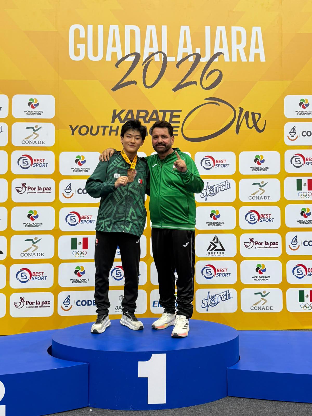 $!¡Oro para Mazatlán! Kaito Daniel Yoshii Mizukami se corona campeón en la Liga Mundial Juvenil de Karate