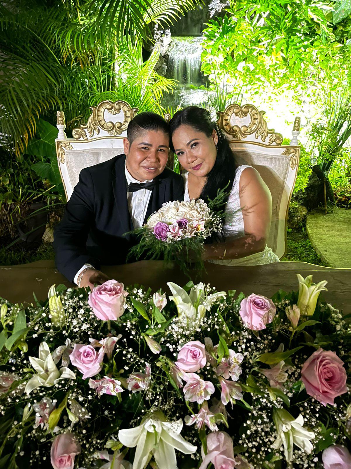 $!Iris Johana y Yesenia Guadalupe, el primer matrimonio igualitario que se registra en Escuinapa