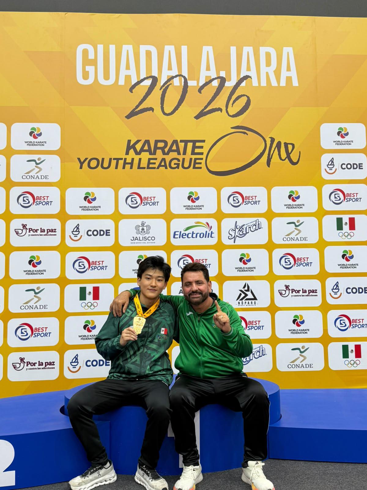 $!¡Oro para Mazatlán! Kaito Daniel Yoshii Mizukami se corona campeón en la Liga Mundial Juvenil de Karate