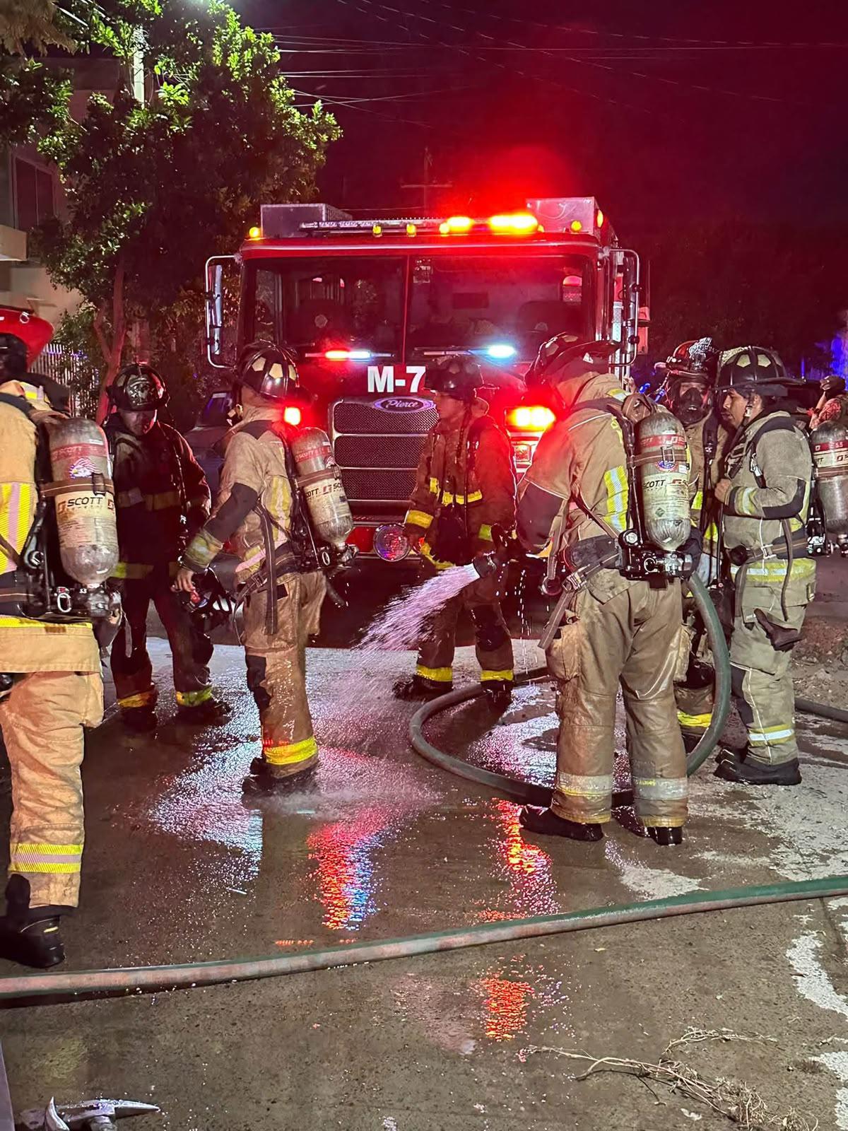 $!Se incendia vivienda de la Colonia Independencia, en Mazatlán