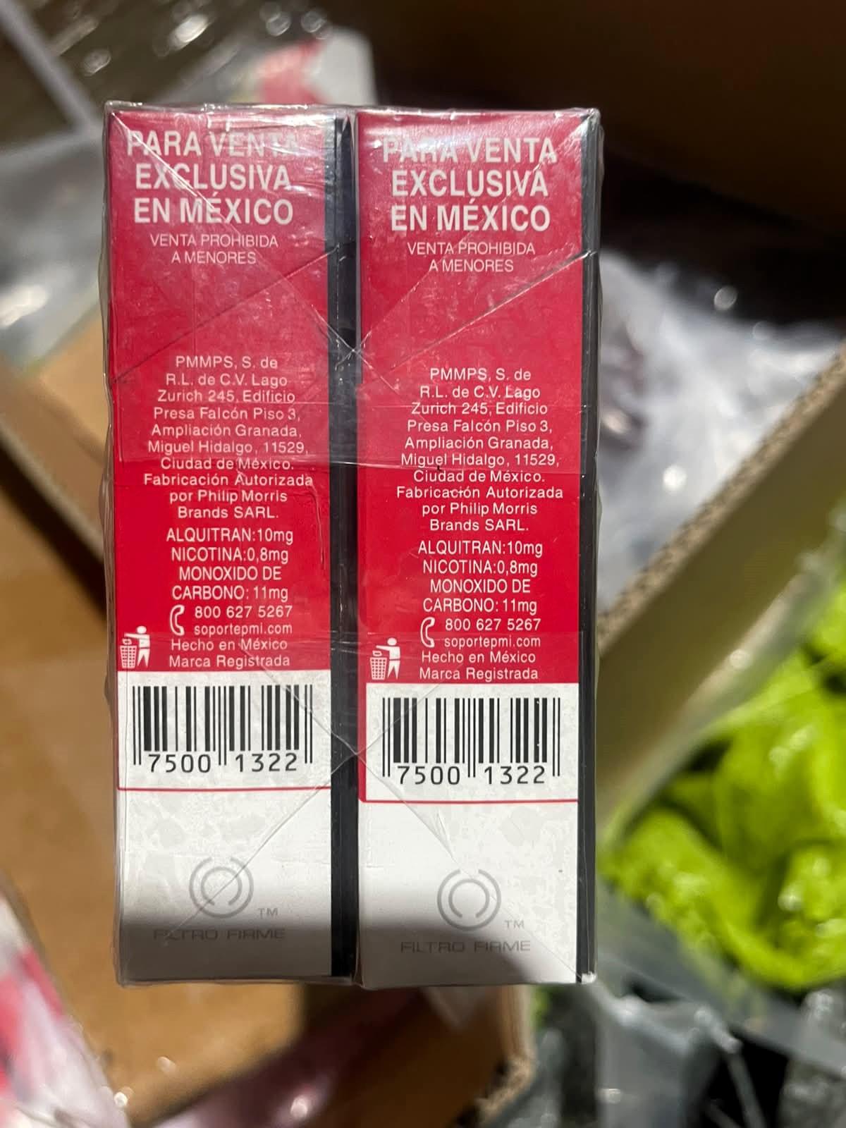 $!Aseguran más de 1.2 millones de cigarrillos presuntamente apócrifos, procedente de Corea, en el AICM