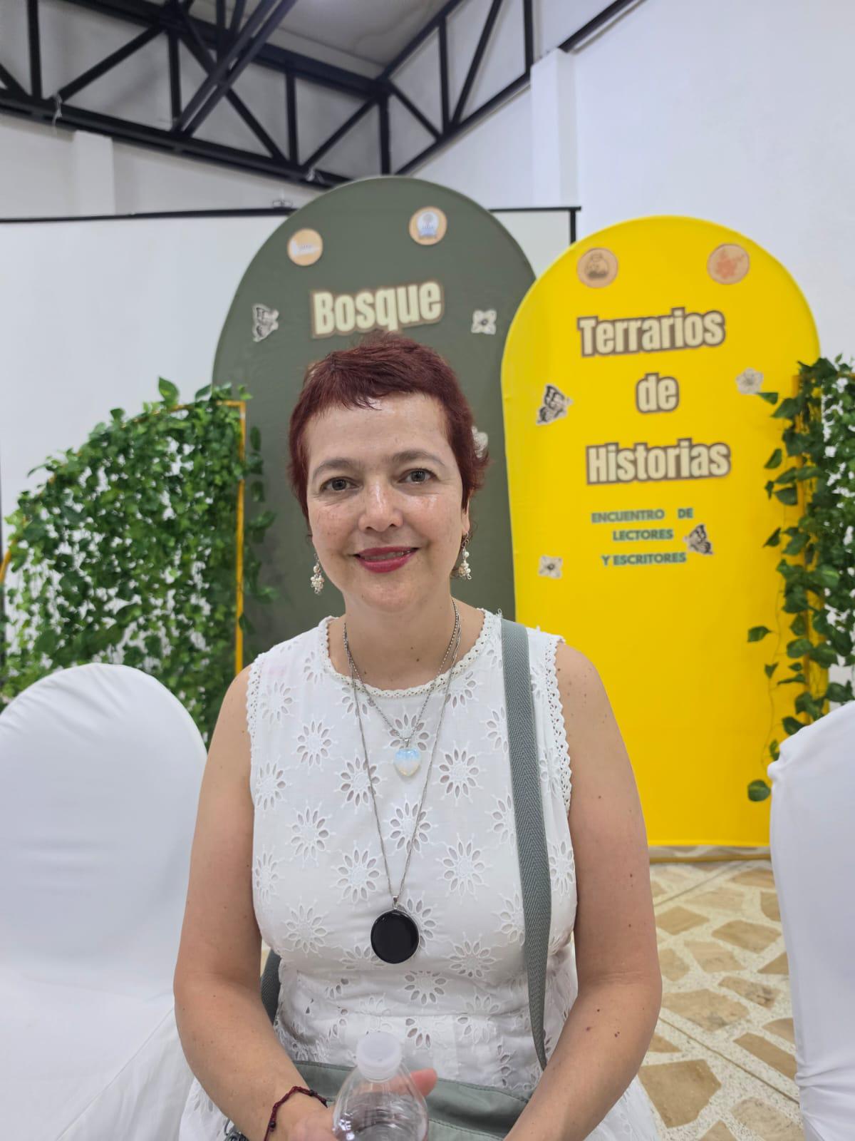 $!Norma Muñoz Ledo destacó la importancia de escuchar a los lectores infantiles durante la actividad literaria.
