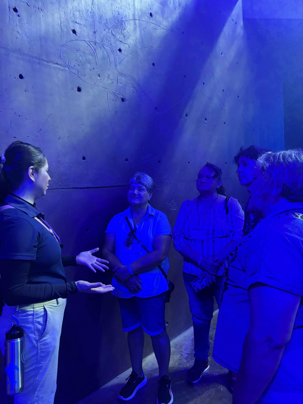 $!Gran Acuario Mazatlán abre sus puertas a líderes ostrícolas de La Reforma, Angostura