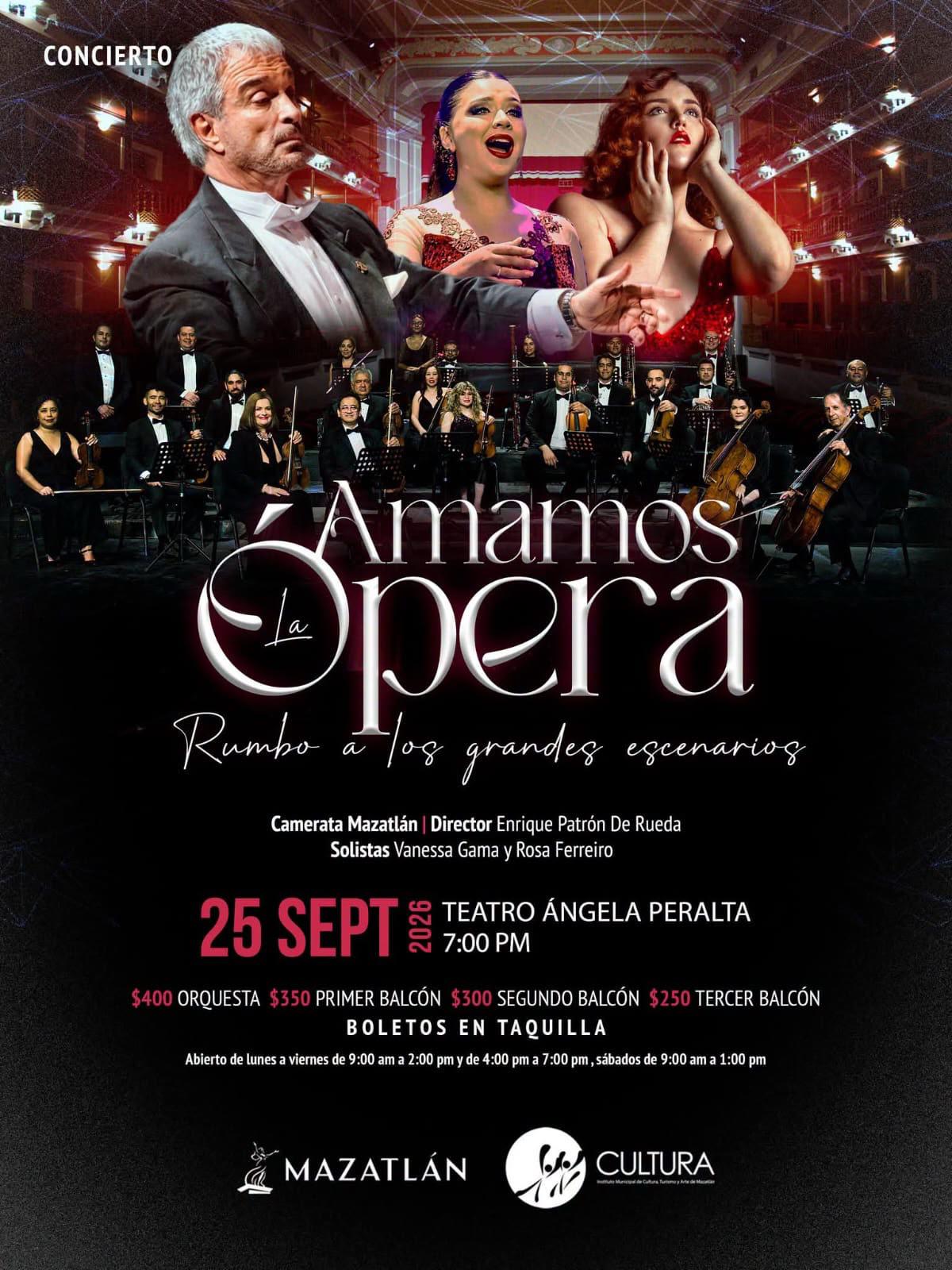 $!El Teatro Ángela Peralta será escenario de la apertura del Festival Cultural Mazatlán 2026.