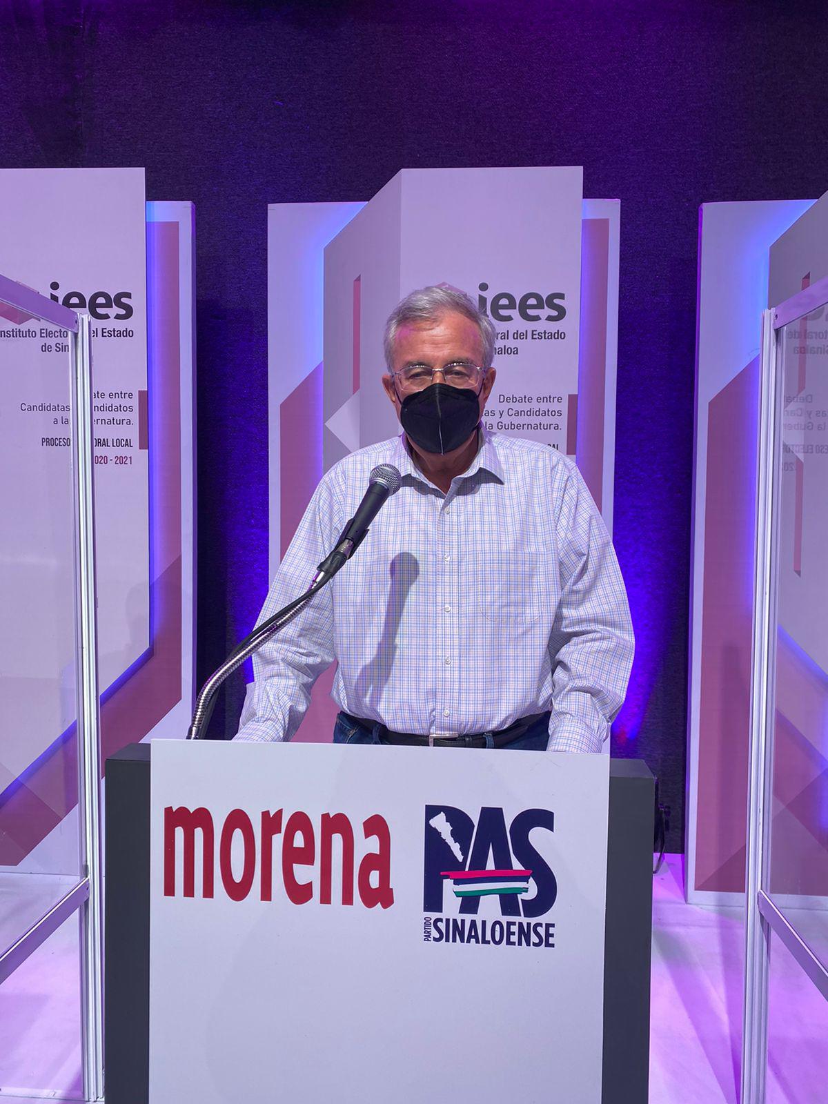 $!Debaten candidatos al Gobierno del Estado por el futuro de Sinaloa