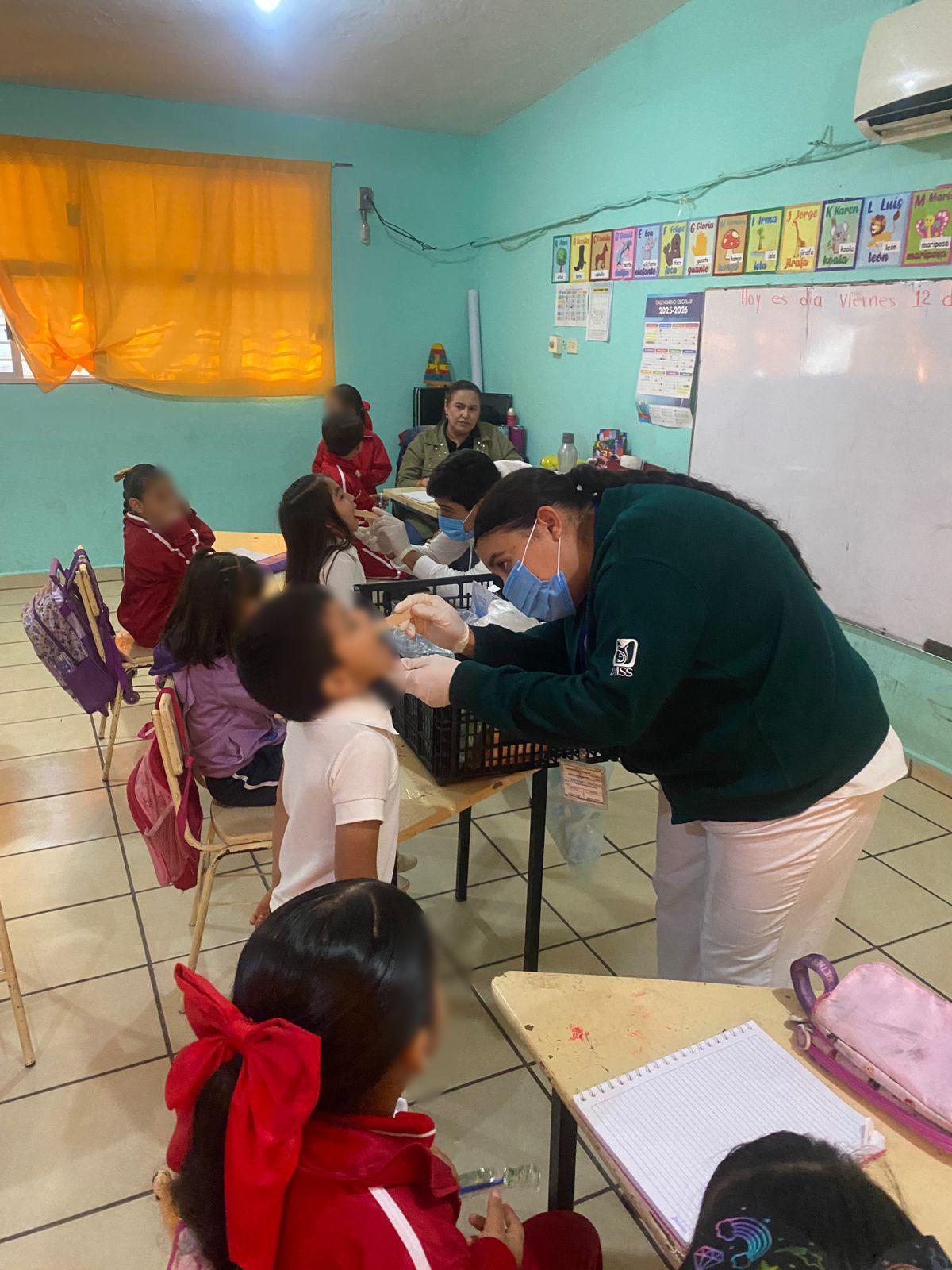 $!Realiza IMSS Sinaloa jornadas de salud escolar en primarias de Culiacán y Navolato
