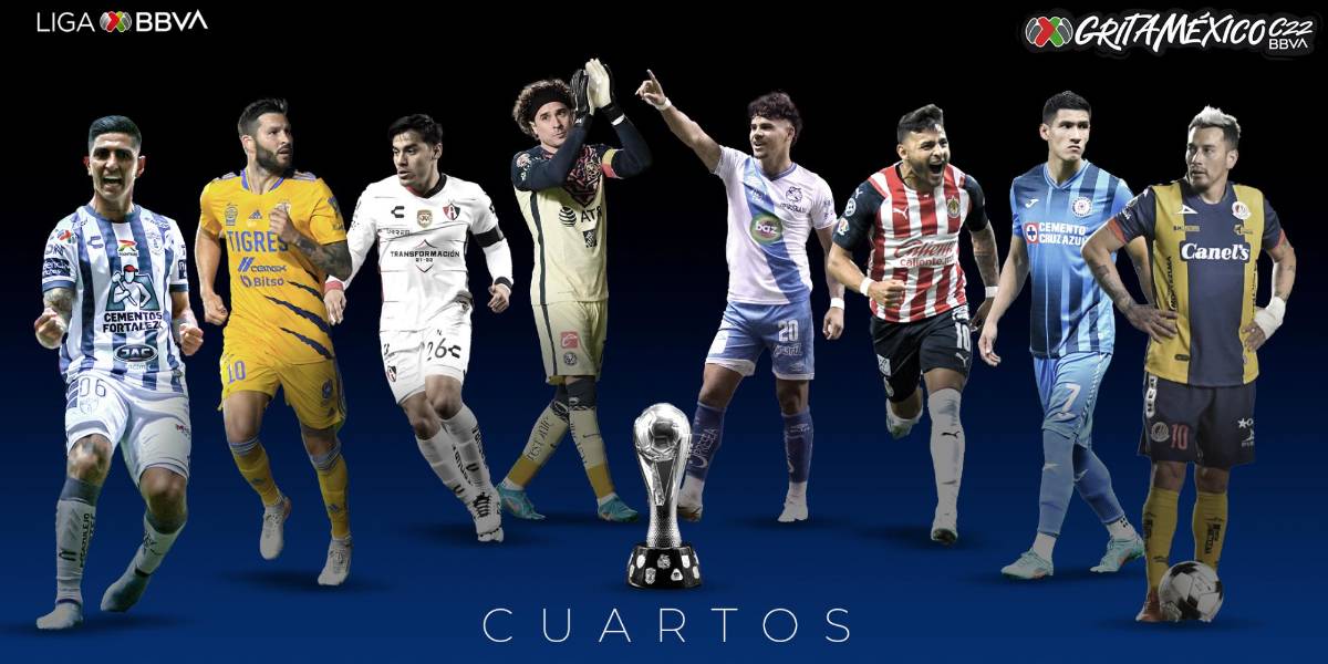 Anuncian días y horarios para los cuartos de final del Clausura 2022; Tigres y Cruz Azul cierran las series
