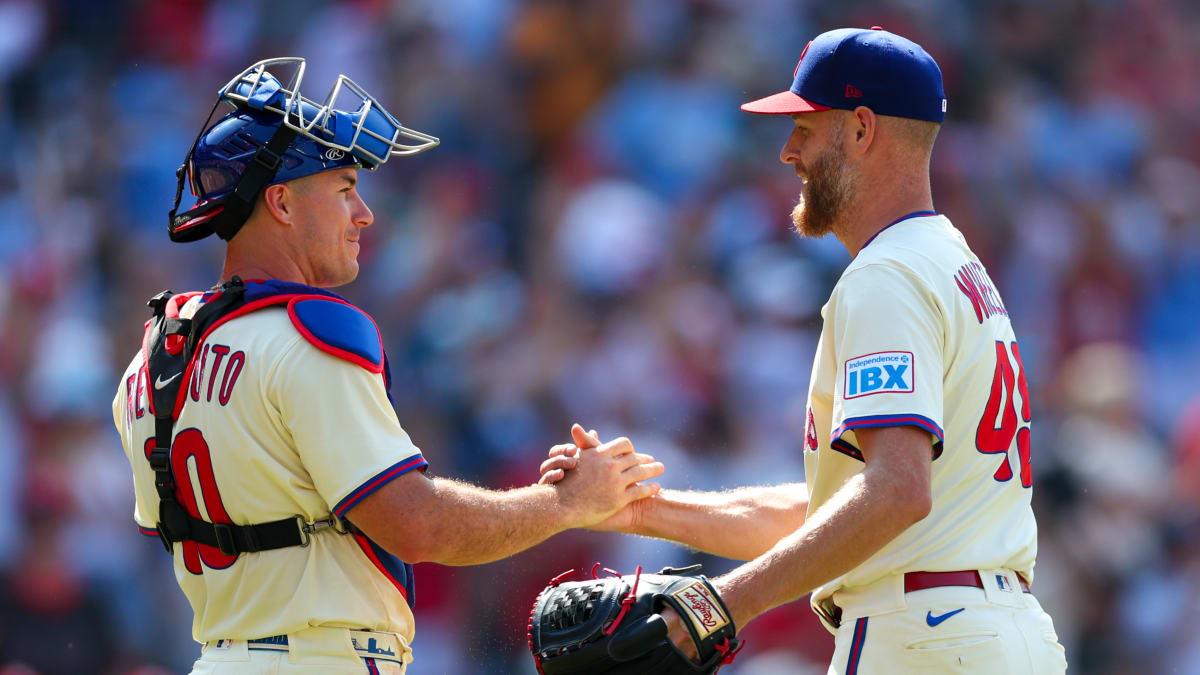 $!Wheeler (12 K) lanza joya de juego completo de un hit contra los Rojos