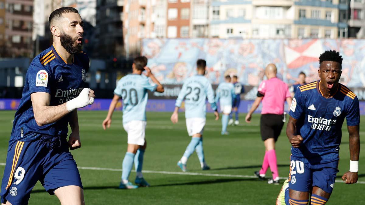 $!Doblete de Karim Benzema da triunfo al Real Madrid ante el Celta