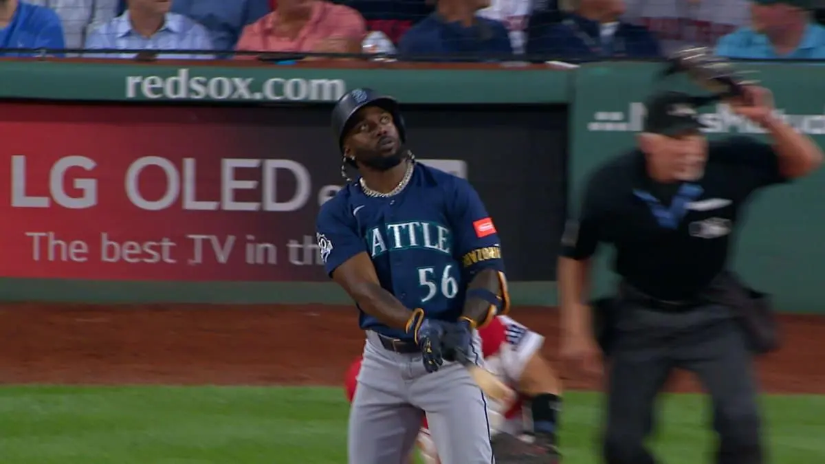 $!Jarren Durán jonronea en dramático triunfo de los Medias Rojas; Randy Arozarena la bota por Seattle