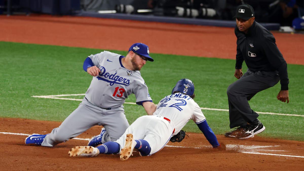 $!Toronto arrolla a Dodgers en el Juego 1 de la Serie Mundial con grand slam de Barger