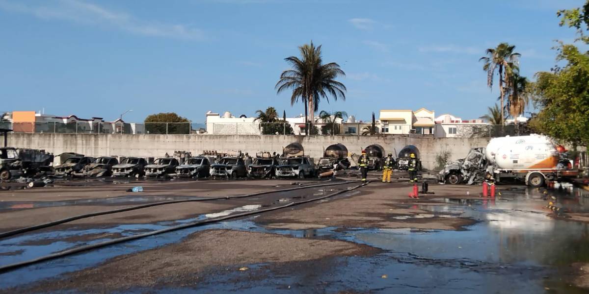 Incendio en planta de gas ya fue controlado y no hay heridos: PC Culiacán  Incendio en planta de gas ya fue controlado y no hay heridos: PC Culiacán