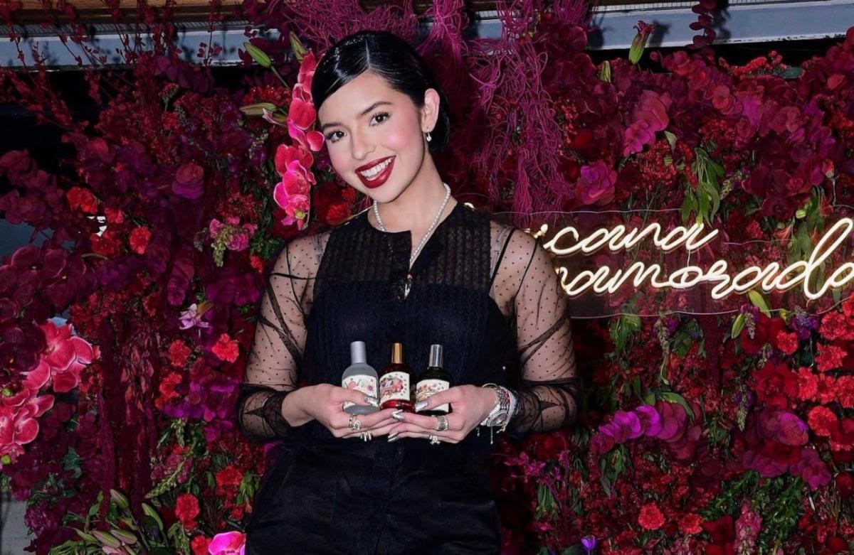 $!Lanza Ángela Aguilar su nueva línea de perfumes