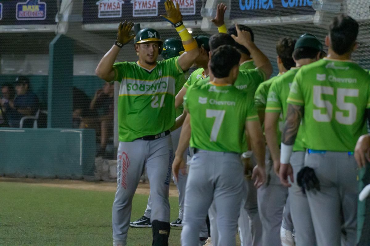$!Cañeros de Los Mochis supera a Tomateros de Culiacán, en el inicio de la Baja Series 2025