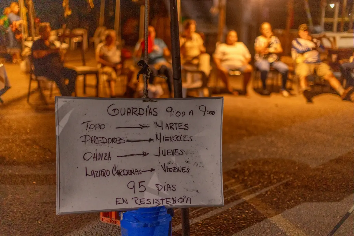 $!‘El campamento es una comunidad’: 100 días defendiendo Topolobampo; colectivo ¡Aquí No! rechaza planta de amoníaco
