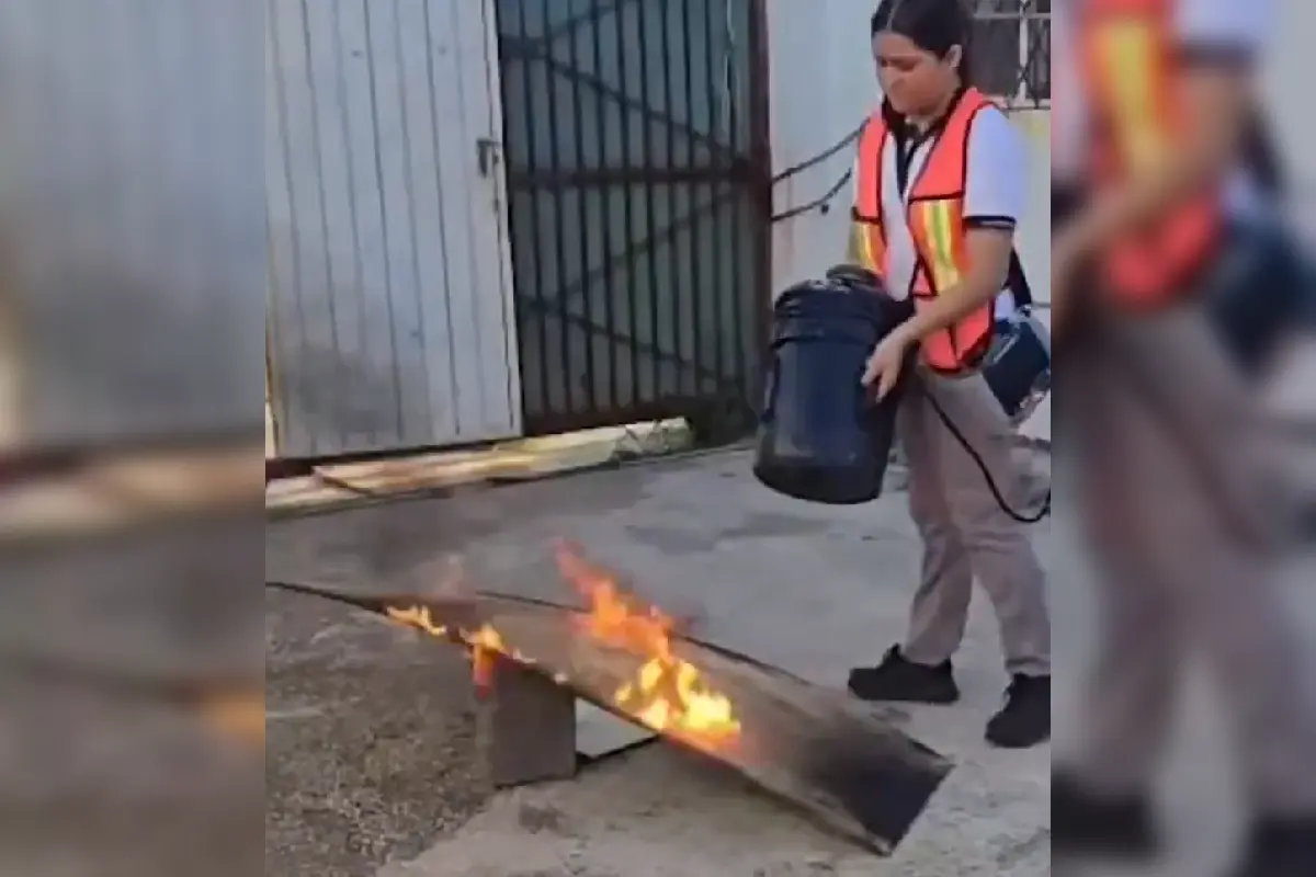 $!Ángela Karime, la estudiante que ganó medalla de oro en Indonesia por crear un extintor acústico