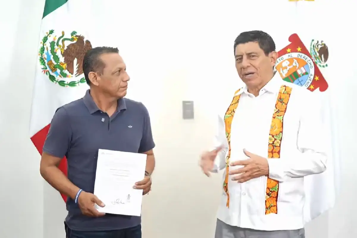 $!Designan a Francisco Vásques Jiménez como Comisionado temporal para gobernar Juchitán, Oaxaca.