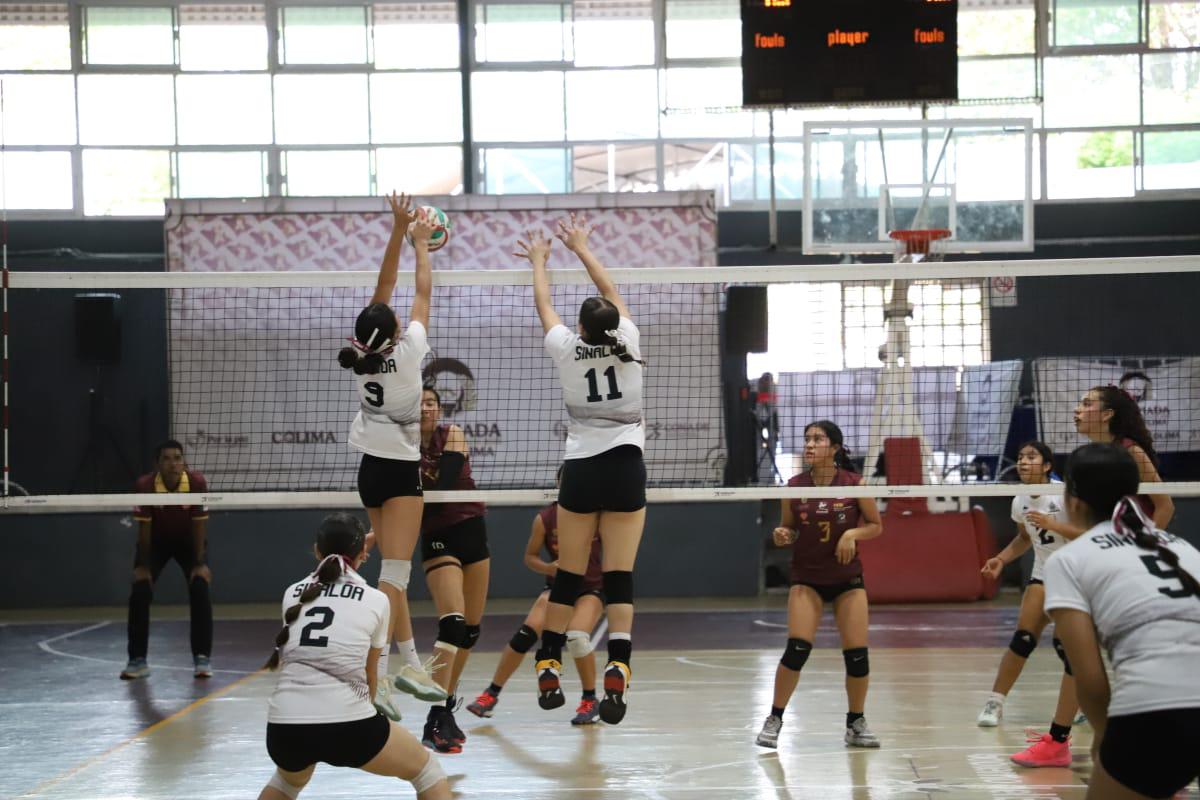 $!Sinaloa se baña de oro en voleibol de sala femenil en la Olimpiada Nacional