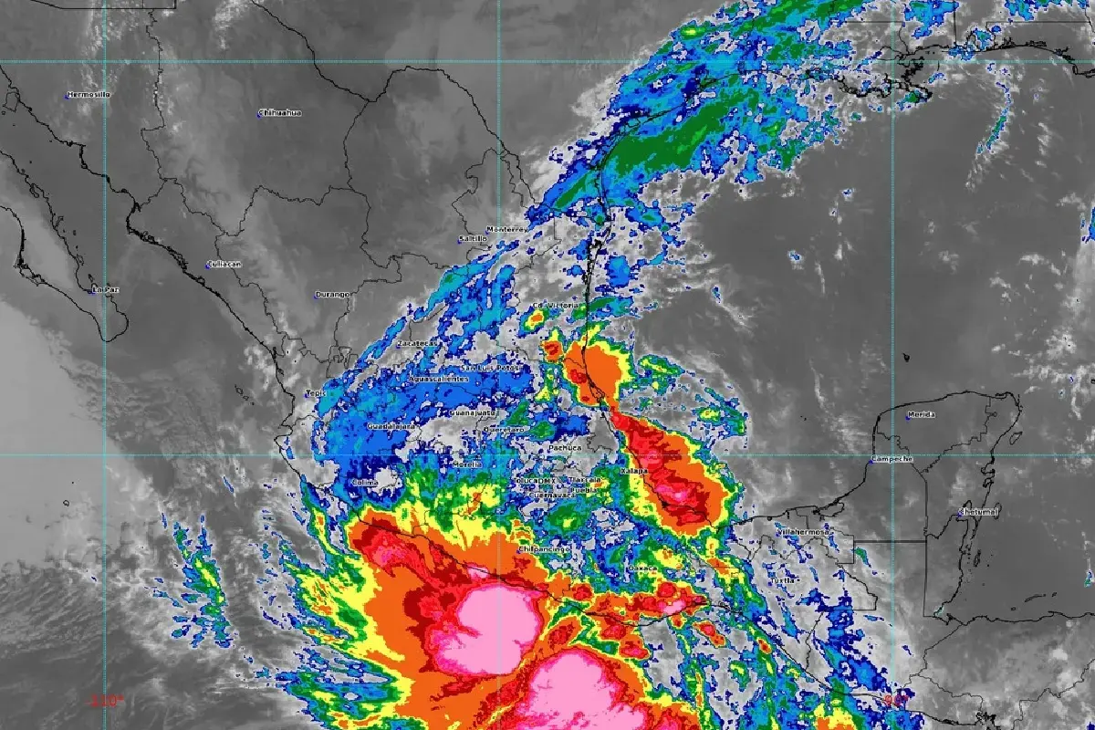 $!Tormenta tropical Boris se forma frente a Guerrero; provocará lluvias intensas y oleaje de hasta 5 metros
