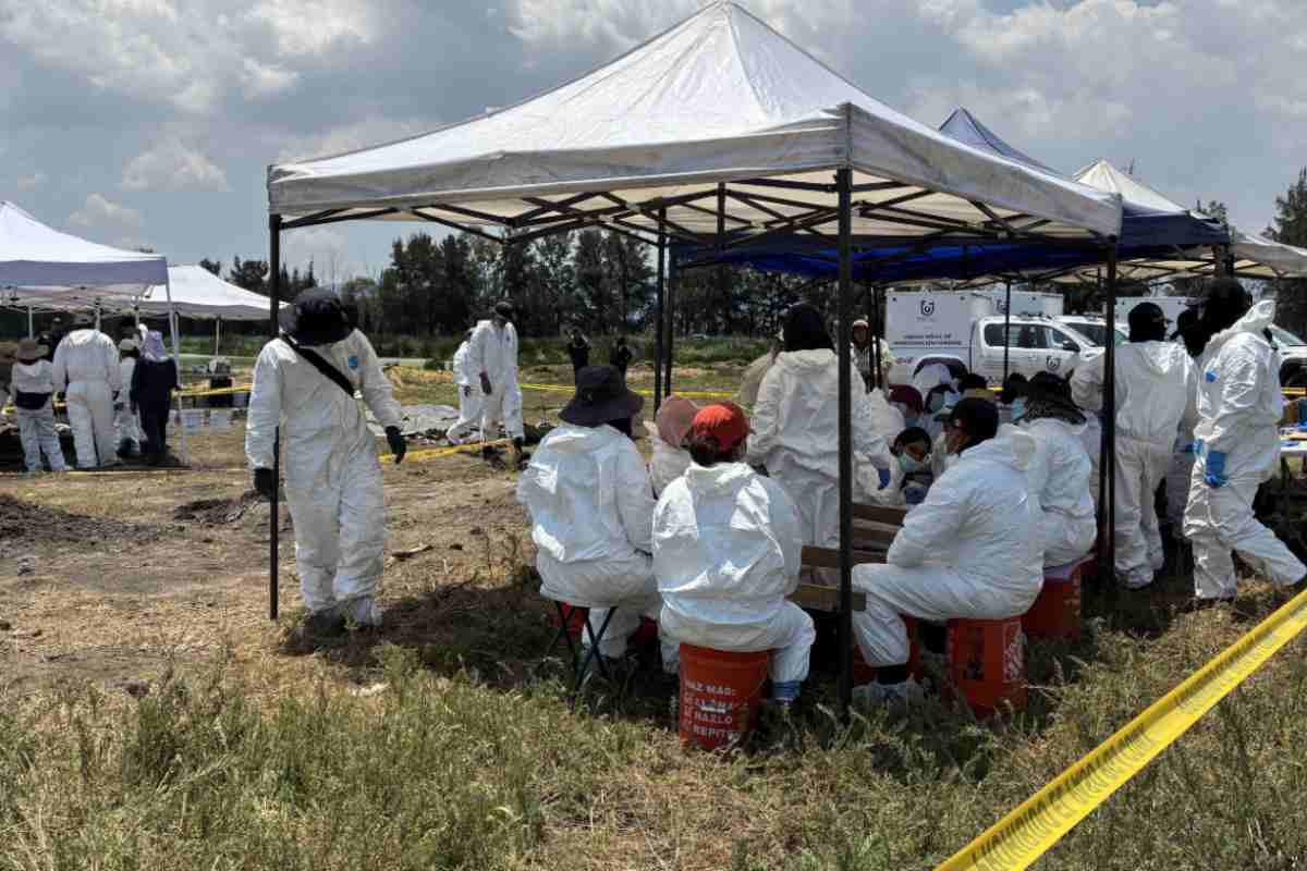 $!Tlahuac-Chalco: encuentran 1,500 fragmentos óseos en terrenos lacustres donde crecen lechugas