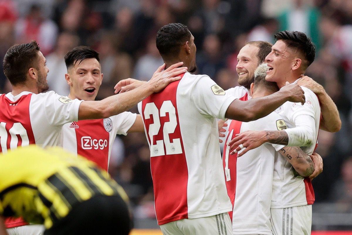 $!Edson Álvarez se hace presente en el marcador en goleada del Ajax