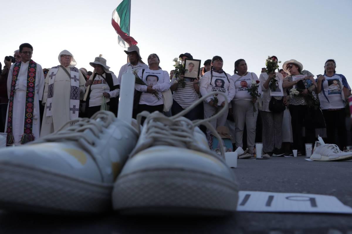 $!Familias reclaman a autoridades presentes y pasadas durante jornada de luto nacional por víctimas de desaparición