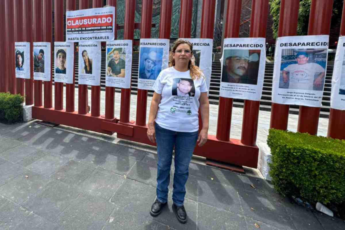 $!Protestan contra reforma en materia de desaparición en Cámara de Diputados