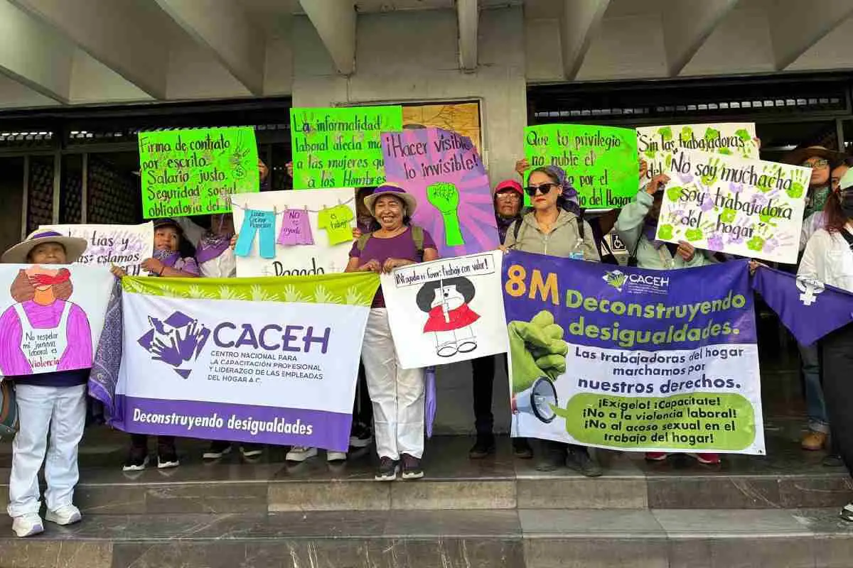 $!8M: colectivas y mujeres de diversos sectores marchan en CDMX en exigencia de justicia por feminicidios
