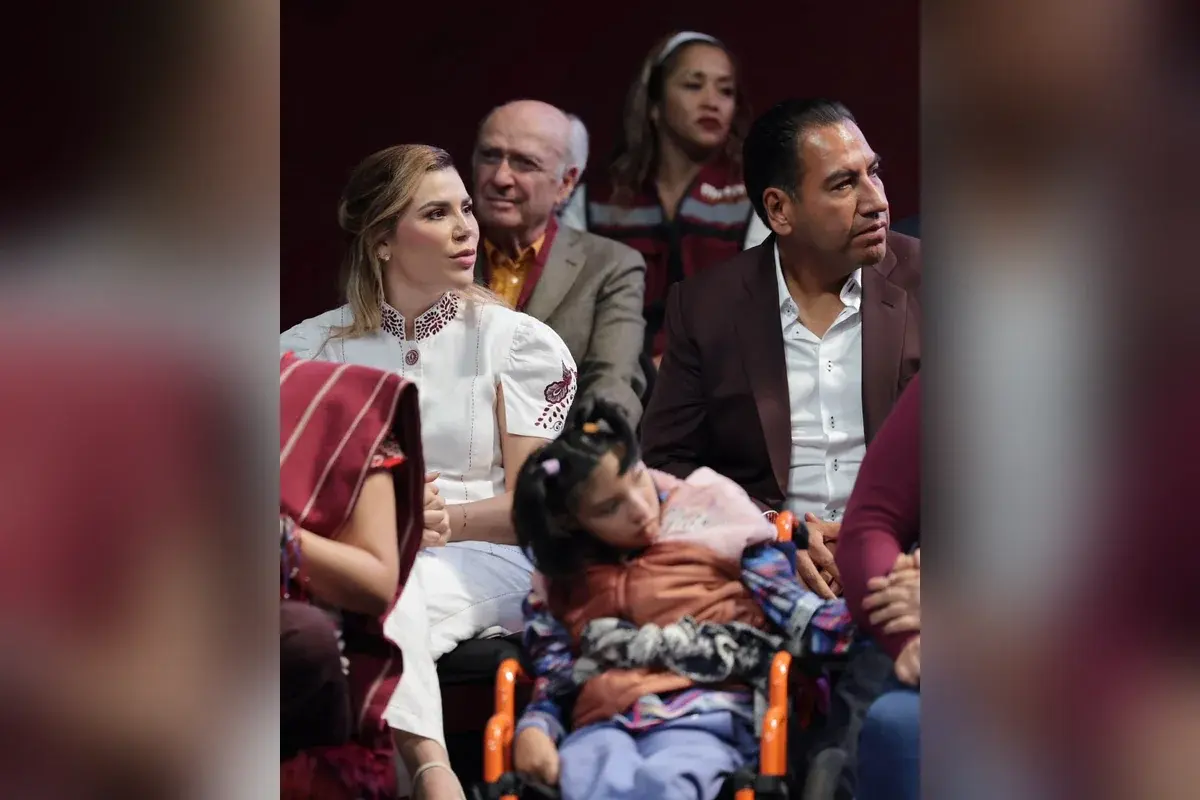 $!Marina del Pilar subió a sus redes sociales su asistencia al festejo del partido que la cobija políticamente.