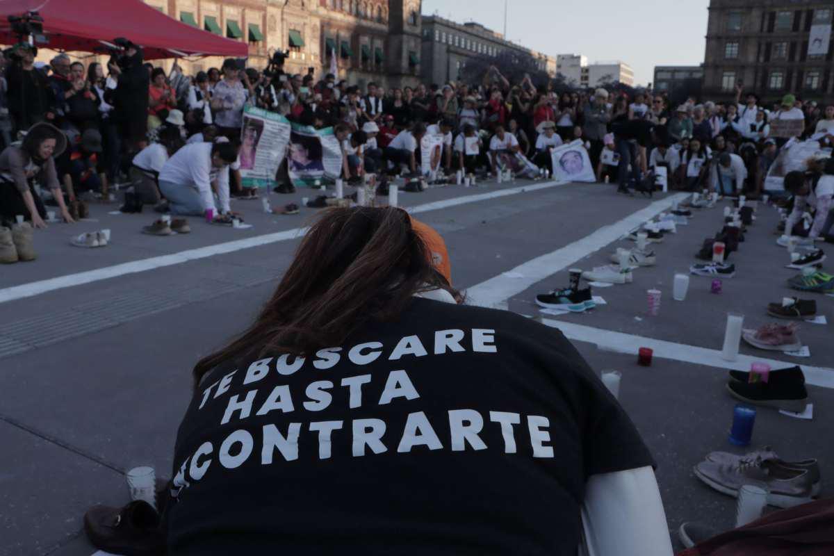 $!Familias reclaman a autoridades presentes y pasadas durante jornada de luto nacional por víctimas de desaparición