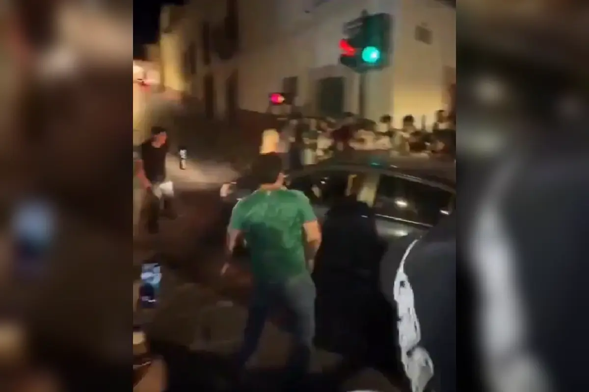 $!Líder de Morena en Zacatecas golpea a mujer en festejos del Mundial; partido lo destituye