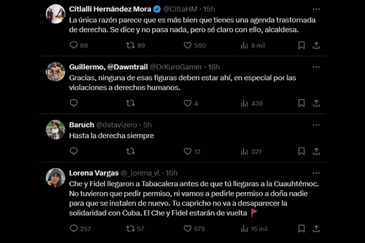 $!Estas fueron algunas de las respuestas al video publicado por Alessandra Rojo de la Vega.