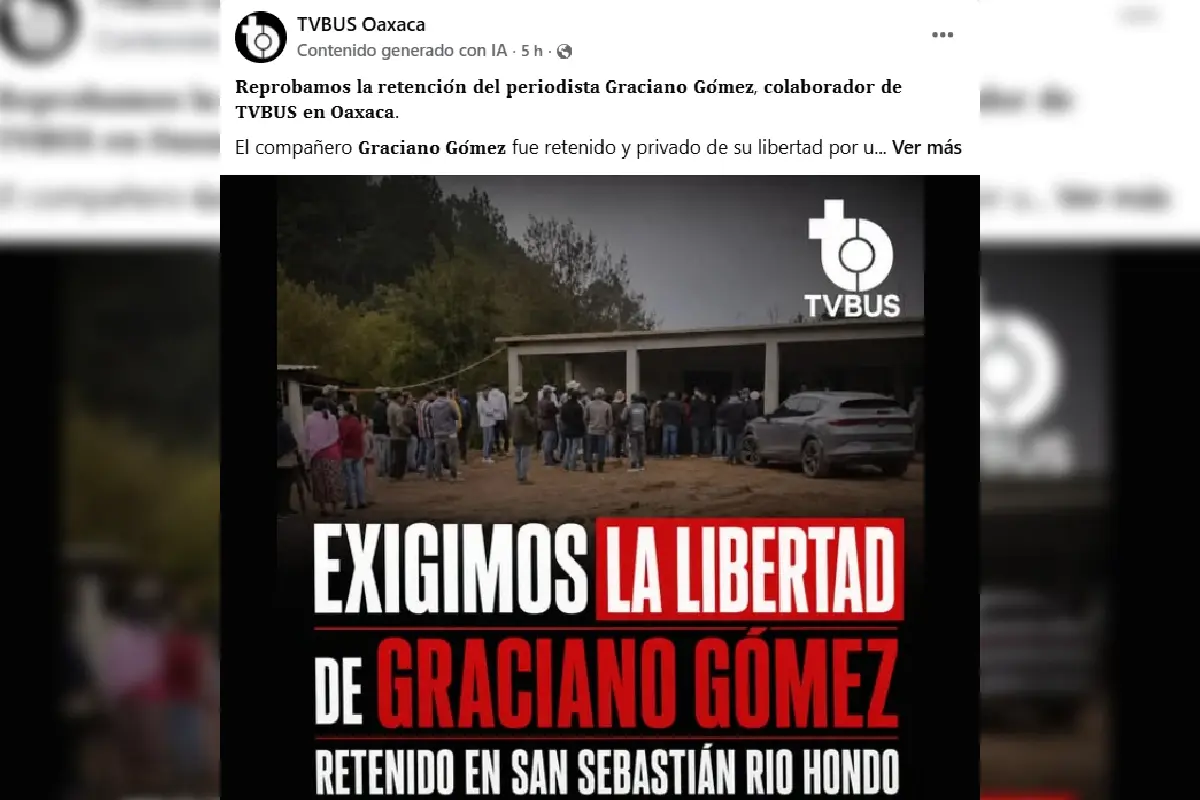 $!Privan de la libertad a periodista y Presidente Municipal en Río Hondo, Oaxaca