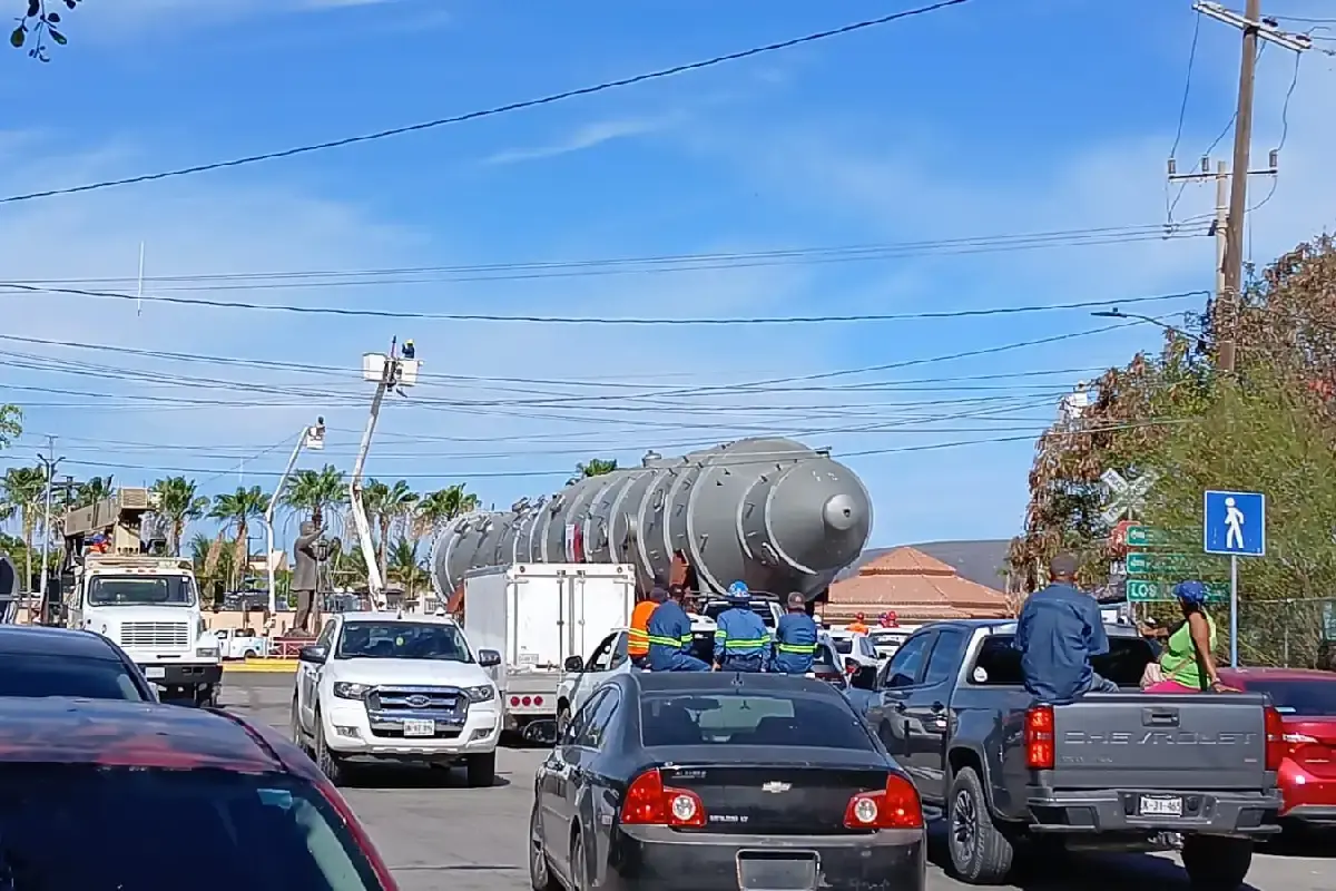 $!Arribo de equipos para la planta de amoniaco en Sinaloa.