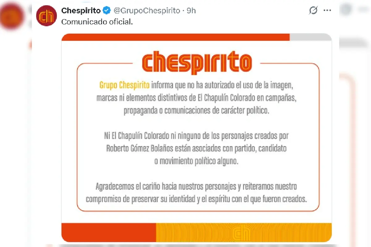 $!Citlalli Hernández se deslinda de propaganda alusiva al ‘Chapulín Colorado’; Grupo Chespirito reclama